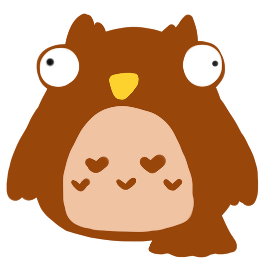 Concerning Owl Sticker