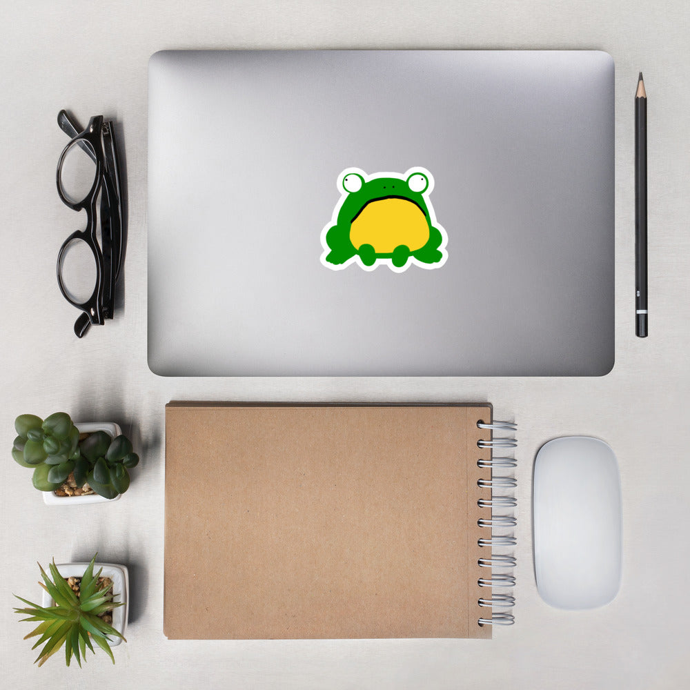 Concerning Frog Sticker