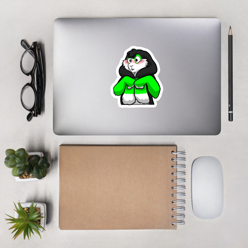 Bashful Bun Sticker