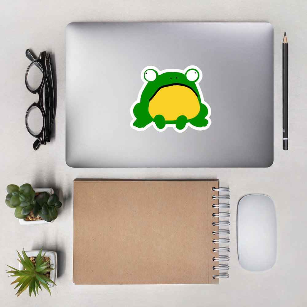 Concerning Frog Sticker