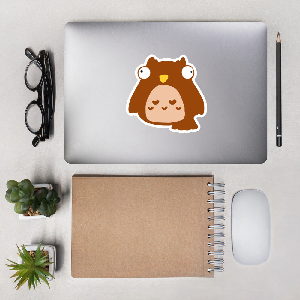 Concerning Owl Sticker