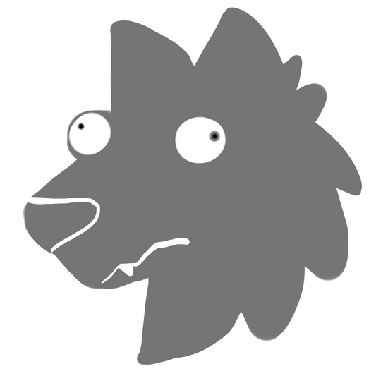 Concerning Wolf Sticker