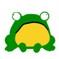 Concerning Frog Sticker