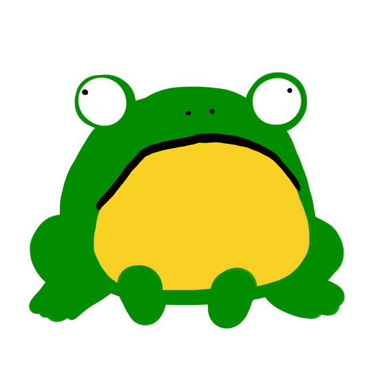 Concerning Frog Sticker